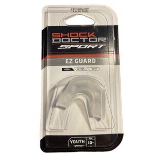 NEW! X2 SHOCK DOCTOR SPORT EZ GUARD MOUTH GUARDS LATEX FREE YOUTH AGE 10-